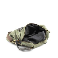 Bolso Tipo Saco De Lona Personalizable Verde Khaki