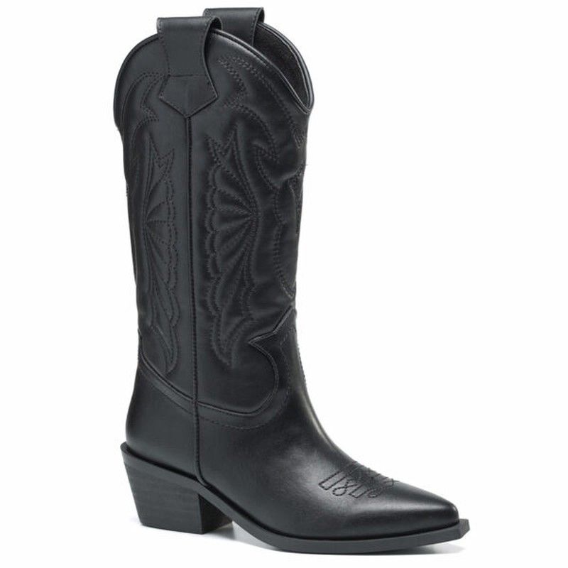Bota Alta Campera Negro marca Corina REF M2626 — Zapatos Calzados - Main Image