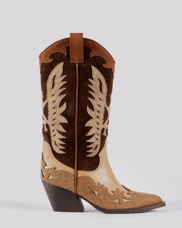 Bota Cowboy Camel marca Corina M3782 — Zapatos Calzados Germans