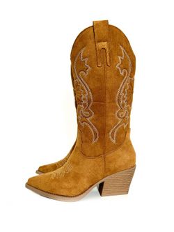 Bota Cowboy Tombi Camel