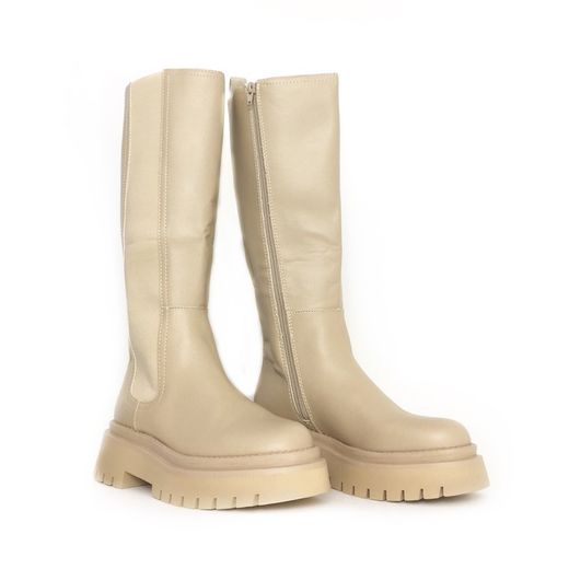 Botas Altas Chelsea Beige marca Corina REF M1732