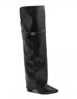 Botas Altas Negras Estilo Penélope