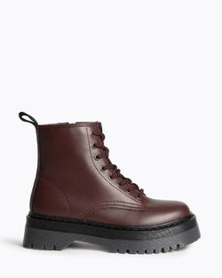 Bottines Militaires Grenat Marque Corina REF M5860