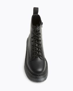 Botín Militar Negro Plataforma marca Corina REF M5860
