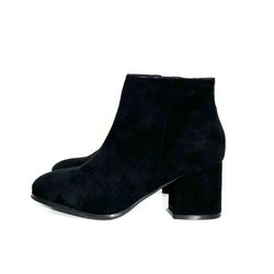 Bottine à Talon Bas Elena Noir