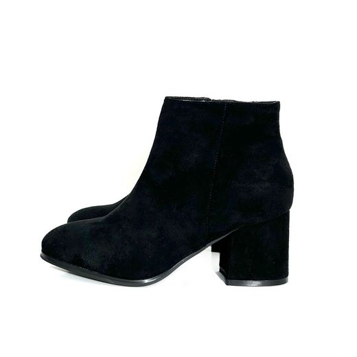 Bottine à Talon Bas Elena Noir