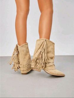 Stivali India da donna beige