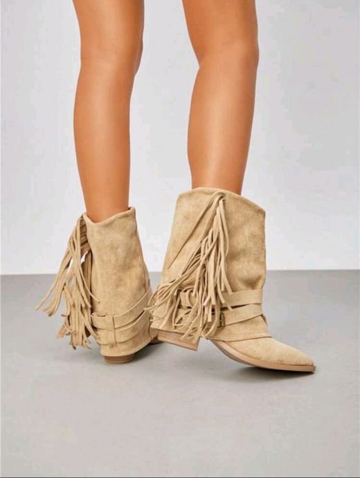 Stivali India da donna beige