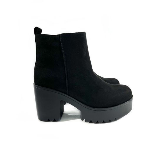 Stivaletto Nero Meral Con Tacco Largo