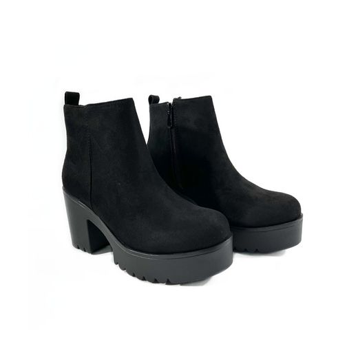 Stivaletto Nero Meral Con Tacco Largo