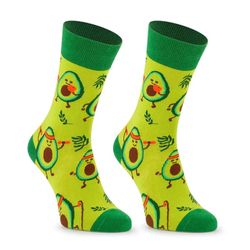 Calcetines Largos De Algodón Con Dibujo De Aguacate