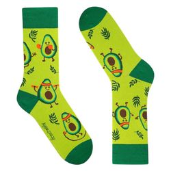Calcetines Largos De Algodón Con Dibujo De Aguacate