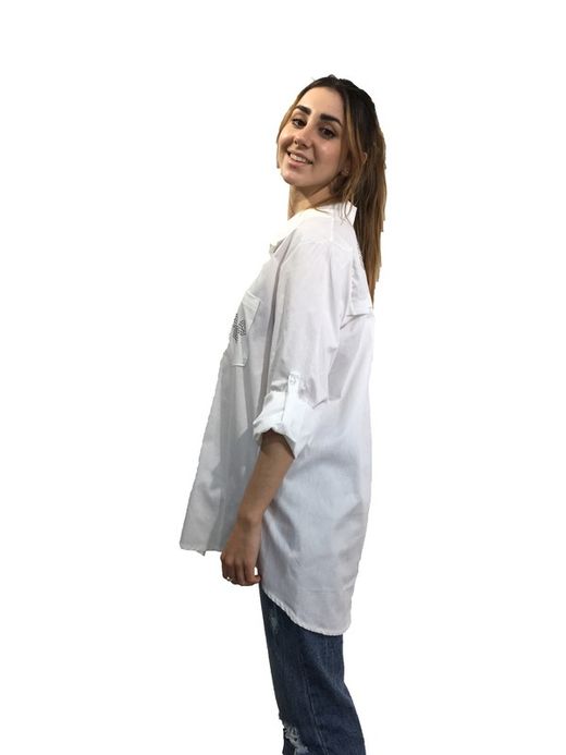 Camisa Mikey Mouse Blanco