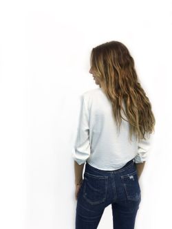 Camisa Nudo Delantero Blanco