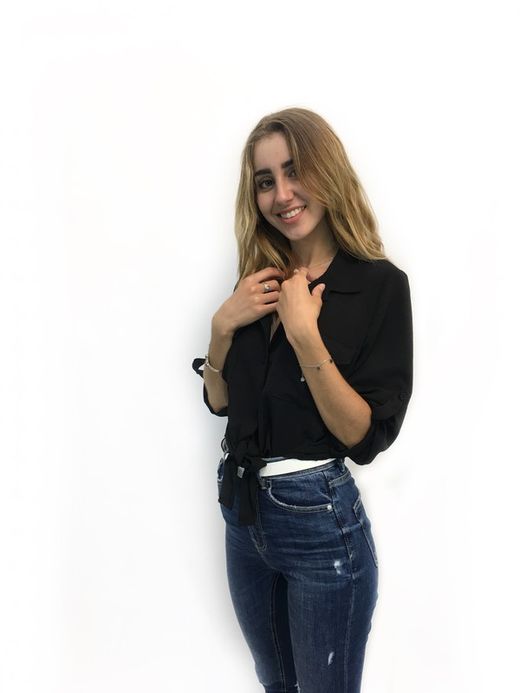 Camisa Nudo Delantero Negro