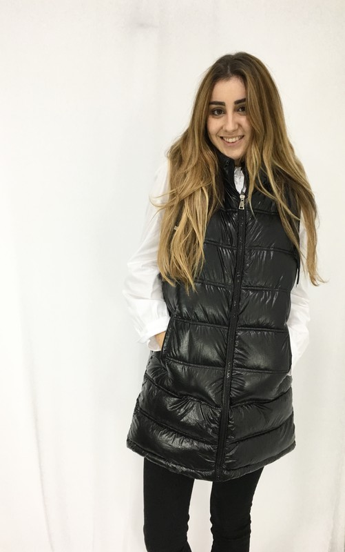 Chaleco Mediumweight Insulated Quilted Negro para Mujer - Coliseum
