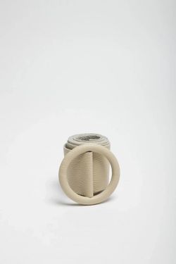 Cinto De Couro Básico Para Mulheres Bege