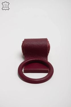 Cinto de Couro Básico para Mulher Garnet
