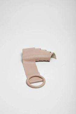 Cinto De Couro Básico Para Mulheres Nuas