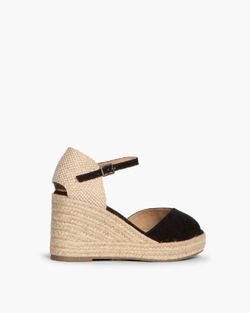 Zeppa aperta bassa Iris nera Corina marca RIF M4365