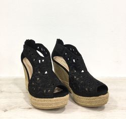 Cuñas Esparto Tipo Botín Negro