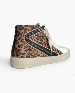 Deportiva Abotinada Estampado Leopardo marca Corina REF. M4502