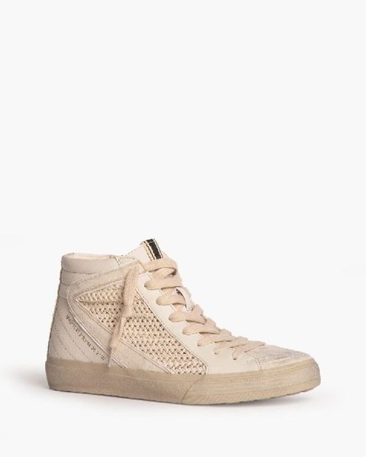 Sapatilhas de cano alto naturais da marca Corina REF. M4047