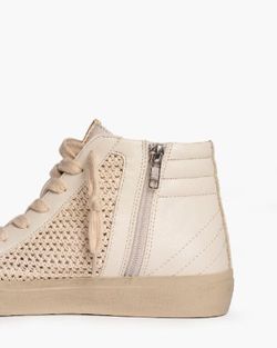 Sapatilhas de cano alto naturais da marca Corina REF. M4047