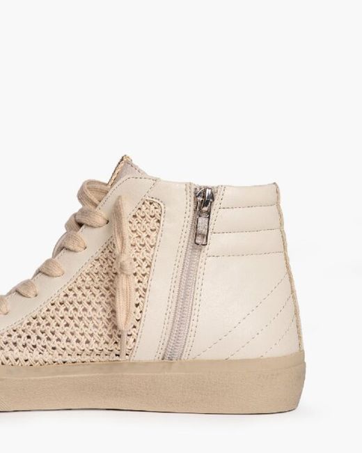 Sapatilhas de cano alto naturais da marca Corina REF. M4047