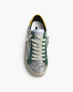 Chaussure de sport Silver Lightning Bolt - Verte et jaune - Marque Corina Réf. M6022