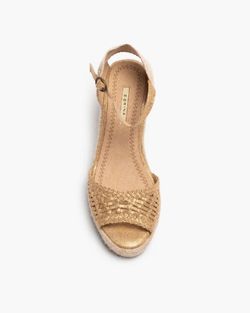 Esparteña Con Open Wedge Gold Corina marca REF M4366