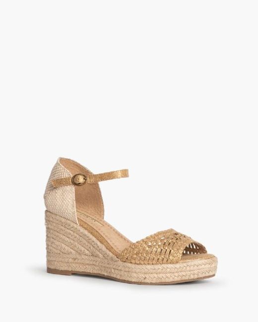 Esparteña Con Open Wedge Gold Corina marca REF M4366