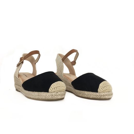 Esparteña Con Cuneo Nero