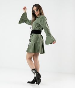 Faixa De Couro Camurça Para Mulheres Preto