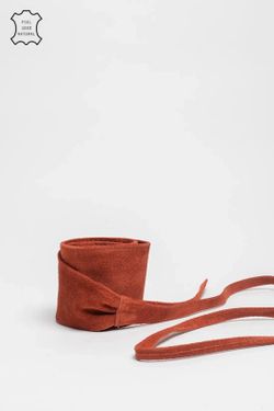 Ceinture en cuir suédé pour femme Teja