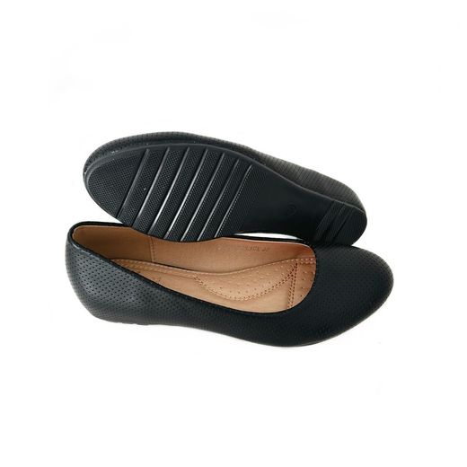 Manoletinas Mujer Con cuña Negro