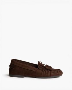 Mocasín Con Flecos Café marca Corina REF. M6640