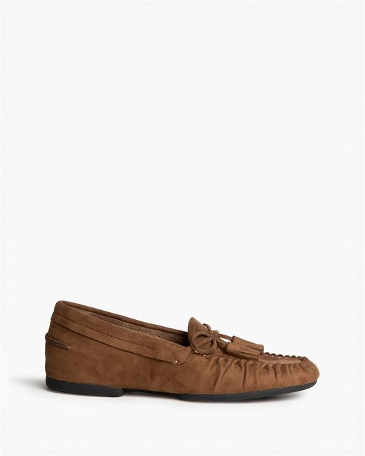 Mocasín Con Flecos Camel marca Corina REF. M6640