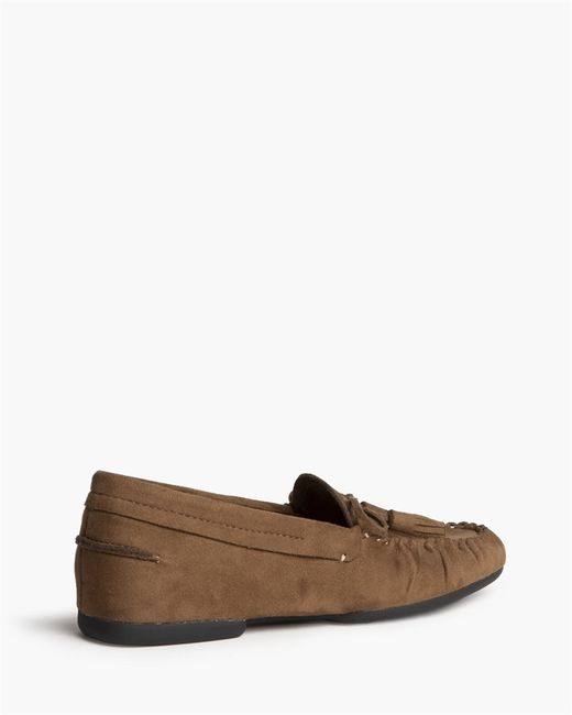 Mocasín Con Flecos Camel marca Corina REF. M6640