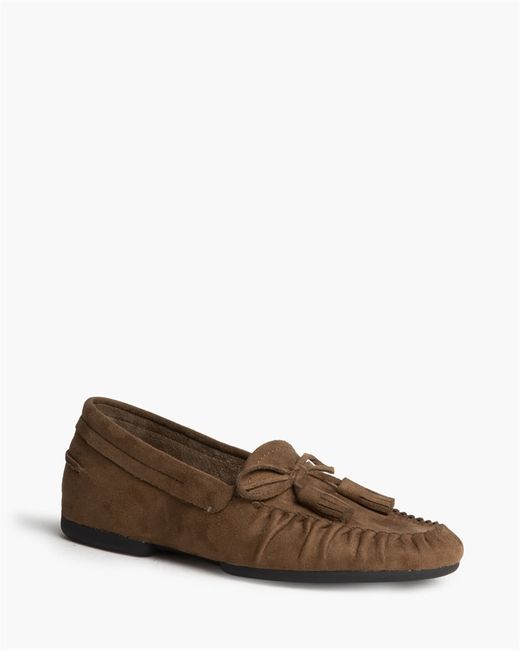 Mocasín Con Flecos Camel marca Corina REF. M6640