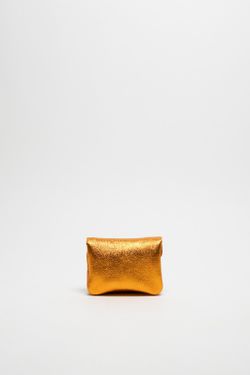 Monedero Nergi De Piel Dorado