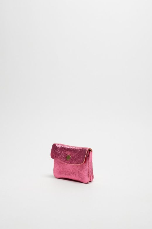 Bolsa de Couro Rosa Nergi