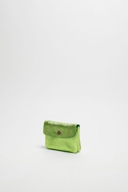 Porte-Monnaie Nergi en Cuir Vert