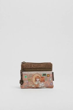 Monedero Tarjetero Sweet & Candy Ocre