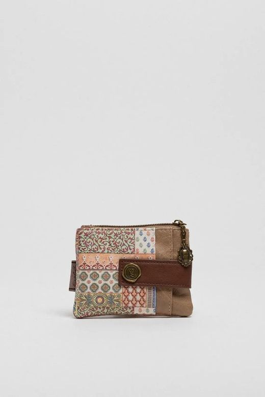 Monedero Tarjetero Sweet & Candy Ocre