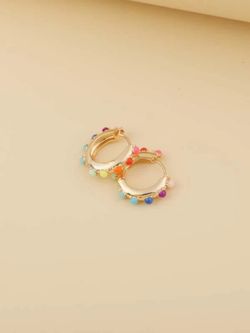 Pendientes Aro Multicolor