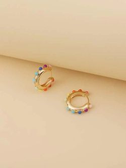 Pendientes Aro Multicolor