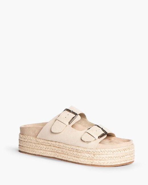 Sandalo In Sparto Con Plateau Beige marca Corina RIF. M4395