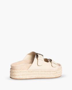 Sandalo In Sparto Con Plateau Beige marca Corina RIF. M4395