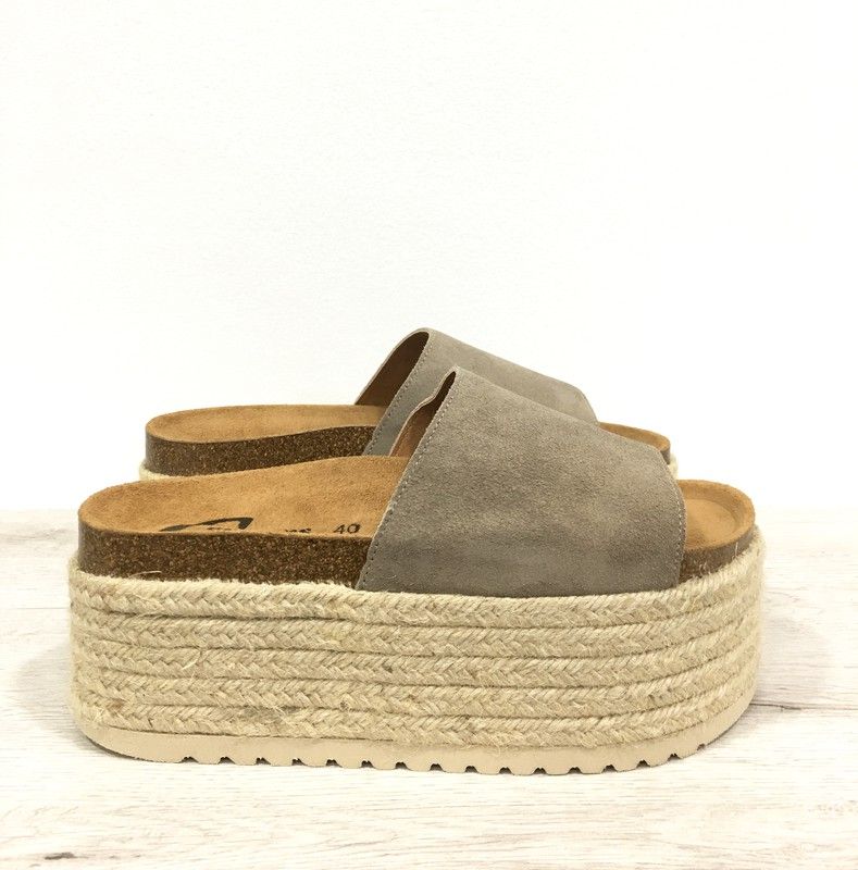 Sandalia Kiara Taupe — Zapatos Calzados Germans